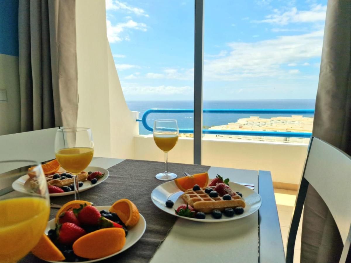Lovely Blue Studio With Ocean View And Pool, Paraiso 918 Costa Adeje (Tenerife) Exterior foto